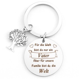 Dad Gift Birthday Gift Dad Birthday Keyring Gifts For Dad Father's Day Gift Father's Day Gifts For Dad Gifts For Expectant Dads Gift Christmas Gifts Dad, Für die Welt Bist du Nur ein Vater.