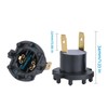 MAX COOL 2pcs Headlight Bulb Socket Adapter Holders Suitable for