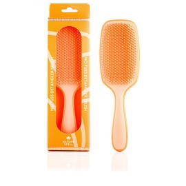 Nature Spell No Knots Detangling Hair Brush | Detangles All Hair Types | For Wet & Dry Hair | Eliminates Knots & Reduces Breakage |:_Glossy Orange