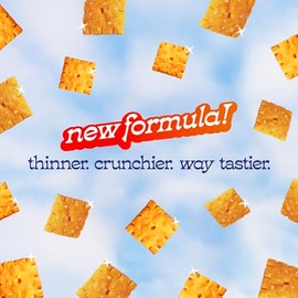 WHY? SNACKS NEW & IMPROVED FORMULA, Gluten-Free Cheddar Crackers, 2 bags, 4.0 Oz Each, Seed Oil Free, Non-GMO, All Natural, Clean Ingredients