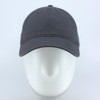 Classic Washed Cotton Twill Low Profile Adjustable Baseball Cap (Charcoal