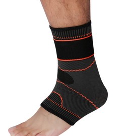 Compression Ankle Brace Support Women Men Foot Straps Sport Ankle Wrap Sleeve for Arthritis,Ankle Strain,Sprains Fatigue,Torn Ligament Damage,Running,Football,Sports Protection,Joint Injury Recovery