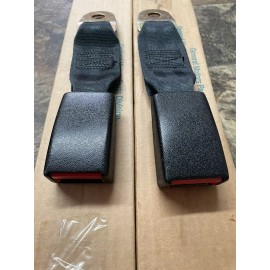 General Motors NOS 1982-92 Camaro Firebird Trans Am Black Rear Seat Belt Buckle Set Of 2 NEW GM