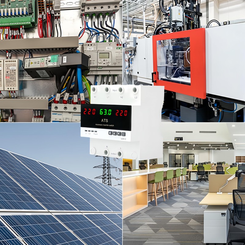 63A 110V Automatic Transfer Switch, Auto/Manual Generator Transfer Switch, DIN