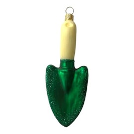Hand Garden Trowel Polish Glass Christmas Tree Ornament