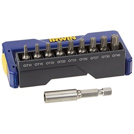 Irwin Tools 1866982 Screwdriving Insert Bit Set (10 Pack), 10 Piece