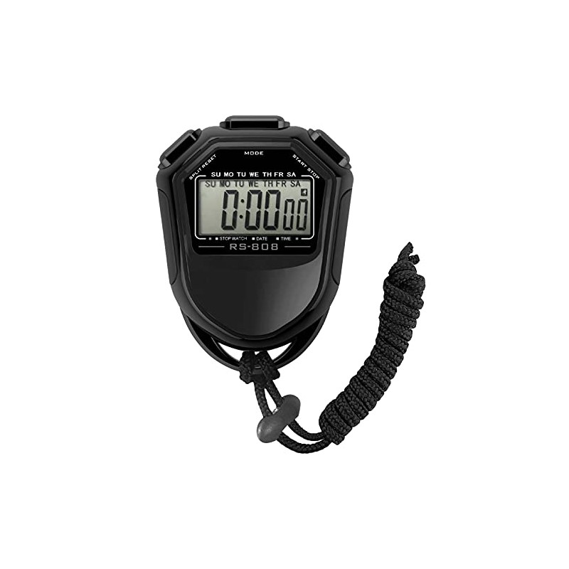 Stopwatch Digital Handheld LCD Timer Chronograph Sports Counter for Multi