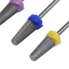 4pcs Nail Drill Bits Tungsten Carbide Acrylic Nails Gel Polish
