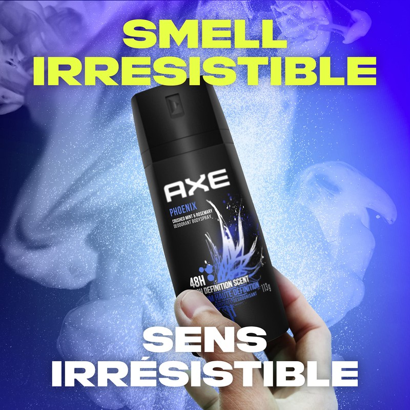 Axe Body Spray Deodorant For Long Lasting Odor Protection, Phoenix