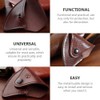 TEAMWILL 1pc Durable Leather Axe Holster Hatchet Head Cover Axe
