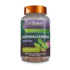 Betel Natural Premium Ashwagandha Capsules by Betel Natural - Relax Your Day Away - 90 Caps