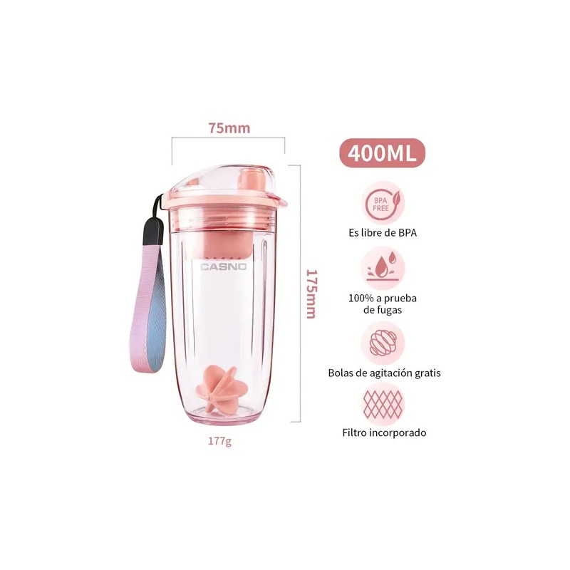 Proteina Shaker Gym Mezcladora Productos Deportivos 400ml Awvuq Material De