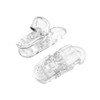 One Touch Clip, 0.2 inch (5 mm), Fish Clip, Clear