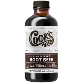 Cook's, Root Beer Extract Flavoring, For Root Beer Making and Baking, 4 Ounce