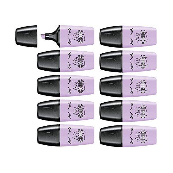 Highlighter - STABILO BOSS Mini Pastellove Lilac Haze Box of 10