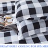 FADFAY Buffalo Plaid Duvet Cover Set Twin 100% Microfiber Hypoallergenic