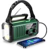 Notfall-Wetter-Radio, Akku, tragbar, 20000 mAh, mit SOS-Alarm, Kurbel, Solarradio, AM/FM,