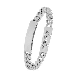 s.Oliver Men's stainless steel bracelet, comes in jewellery gift box, Stainless Steel, No Gemstone