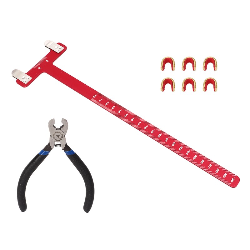 Bow String Nocking Points Pliers Set T Ruler Nocking Buckle