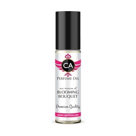 CA Perfume Impression of Christian D. Blooming Bouquet For Women Replica Fragrance Body Oil Dupes Alcohol-Free Essential Aromatherapy Sample Travel Size Long Lasting Attar Roll-On 0.3 Fl Oz/10ml
