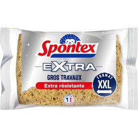 SPONTEX - Floor mop for tiles XXL - 100% microfibre - degreases only with water - removes 99% of bacteria - original designs - size XXL