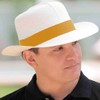 Gamboa Panama Fedora Yellow Hat Ribbon Band