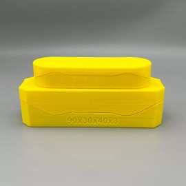 DIY Fingerboard Mold 90mm x 30mm, 40mm wheelbase, 22º kick