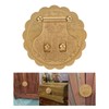 Brass Hasp Buckle Lock Retro Design 8cm Diameter Rust Resistance