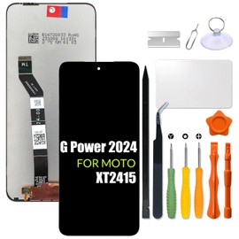 Replacement for Motorola Moto G Power 2024 LCD Screen for Moto G Power 5G (2024) XT2415 Screen Touch Digitizer Assembly LCD Display with Repair kit
