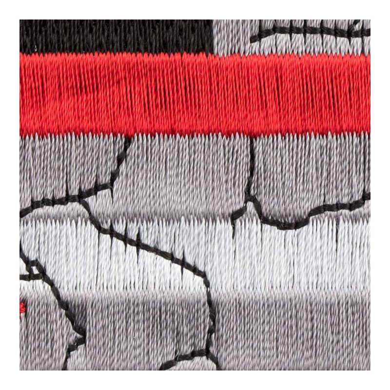 Maltese Thin Red Line Flag Patch, Firefighter Patches