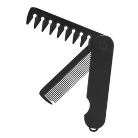 Beavorty Mustache Comb Portable Folding Brush Small Hair Brush Oil Comb for Hair Wide Tooth for Beard Styling