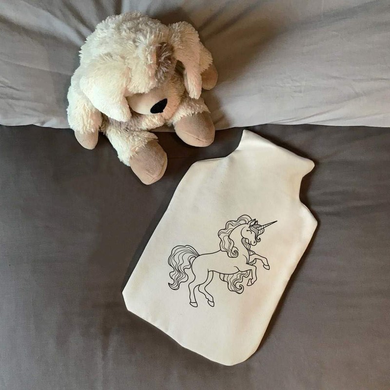 'Beautiful Unicorn' Hot Water Bottle Cover (HW00039460)