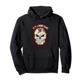 Billiards Skull Pool Balls It's a Mind Game Pullover Hoodie