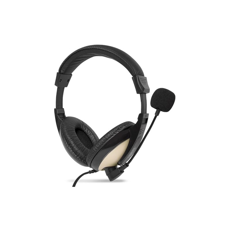 LogiLink HS0011 A Stereo Headset with Microphone Black