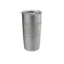 Therapist Saint Energy St Dymphna Mental Health Awareness Stainless Steel Insulated Tumbler