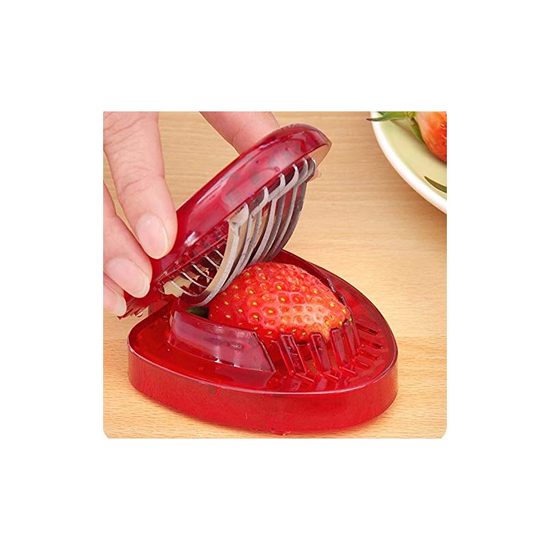 KIRALOVE Strawberry Slicer - Size - Blade - Fruit -