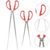 SOESFOUFU 2 Pcs Tools Bend Clip Rubbish Tong Crab Tongs
