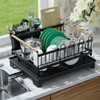 Utheinteck Dish Drying Rack with Drainboard, Rustproof Dish Rack for
