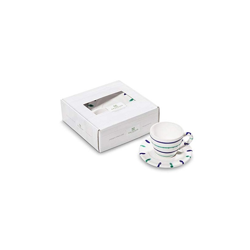 GMUNDNER KERAMIK Espresso for You Gourmet Crockery Set, Traunsee Tableware,
