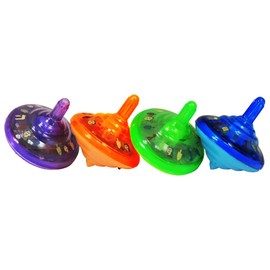 Aviv Judaica 4355MLD Musical Light Up Dreidel. Plays 2 Hanukkah Songs. Counter Display, Blue
