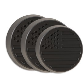 Spawson Keyhole Covers, 3 PCS Strong Magnet Keyhole Decor Accessories for Door Lock Protection for 1997-2022 Jeep Wrangler JK JL JT Gladiator, Door Handle Decor for Jeep