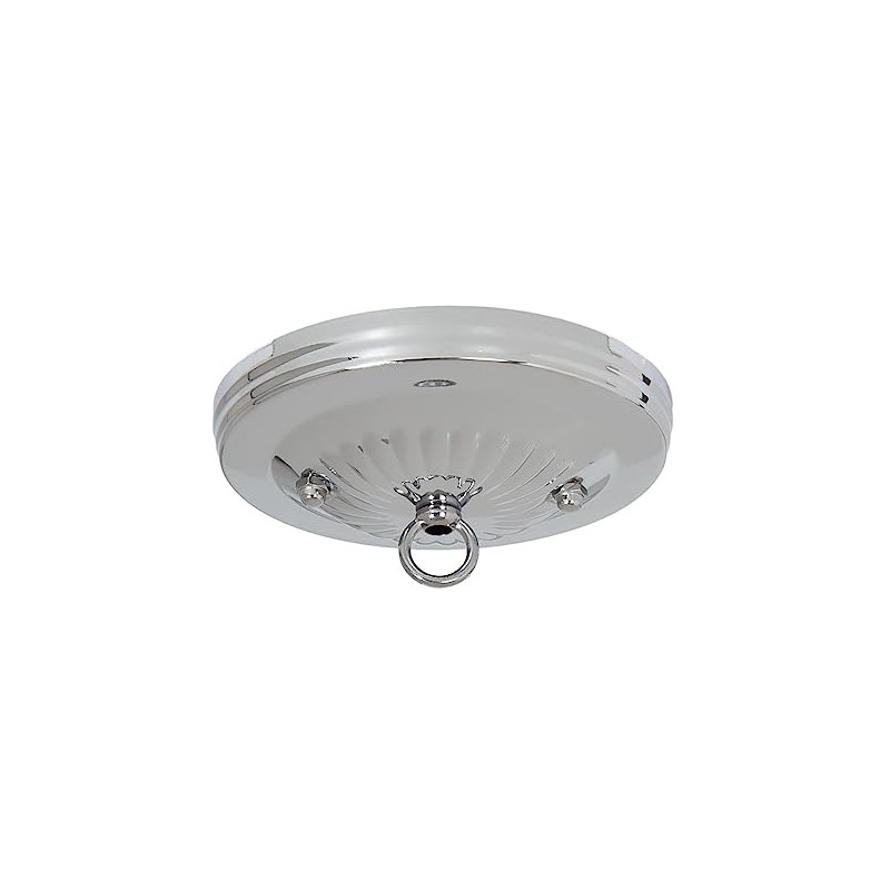 B&P Lamp® Nickel Plated Steel Canopy Kit, 5-1/8 Inch Diameter