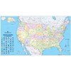 USA Political Laminated Wall Map