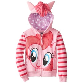 My Little Pony Toddler Girls' Pinky Pie Cosplay Hoodie, Pinkie Pie, 4T
