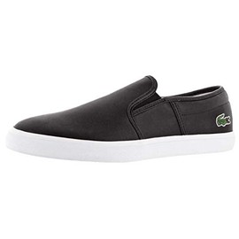 Lacoste Men's Tatalya Leather Slip on, White, 9