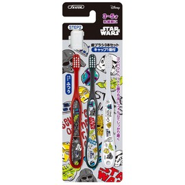 スケーター (skater) 歯ブラシ 園児用 (3-5才) 毛の硬さ普通 3本組 スター・ウォーズ スケッチブック TB5T