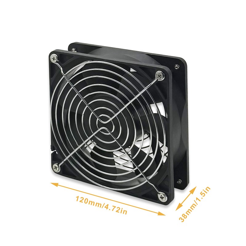 YOWEE BREEZE 120 mm x 38 mm Computer Fan Small