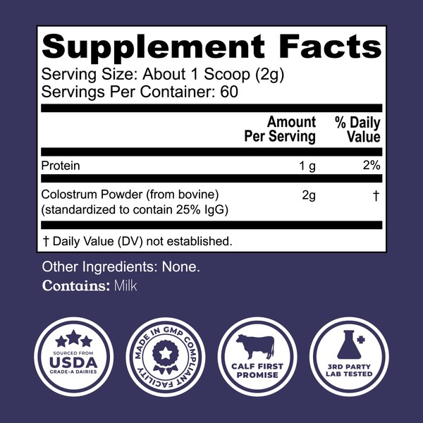 Left Coast Performance Colostrum Powder – USA Sourced Bovine Colostrum