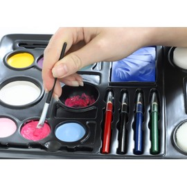 Toyland® Girls Face Paint Party Set - Includes Face Paints, Jewels, Card Crowns & Accessories