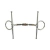 AK Full Cheek Rotary Double Copper Roller Snaffle Horsebit Riding